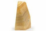 Free-Standing, Polished Honeycomb Calcite - Utah #242285-1